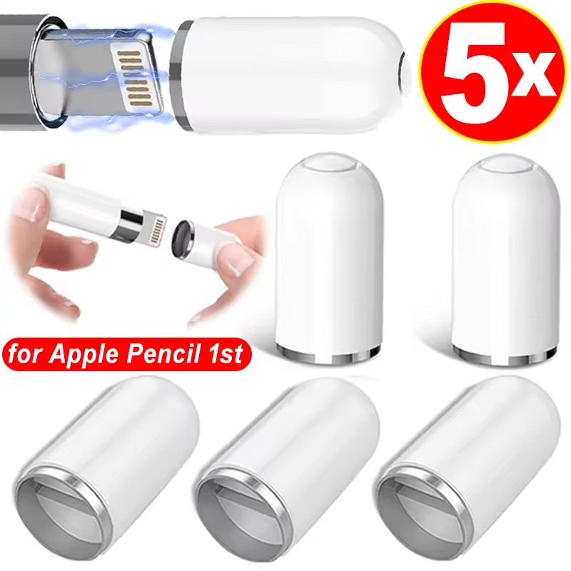 Useful Tablet Accessories - Magnetic Pencil Caps for Apple Pencil
