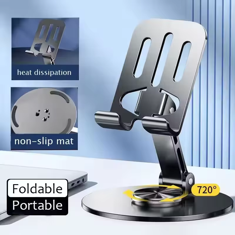 Useful Tablet Accessories - 720° Rotate Aluminum Alloy Portable Tablet
