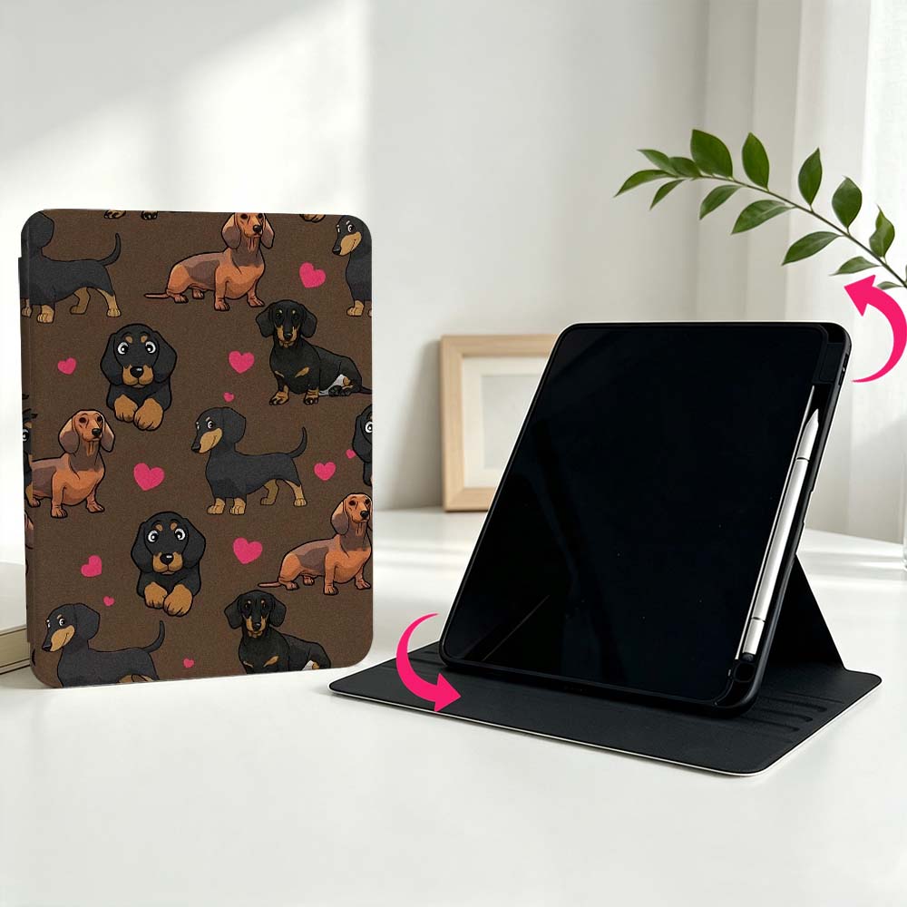 Cartoon Dachshund Heart For Sa - đánh giá và giá Samsung Tablet S11 Accessories