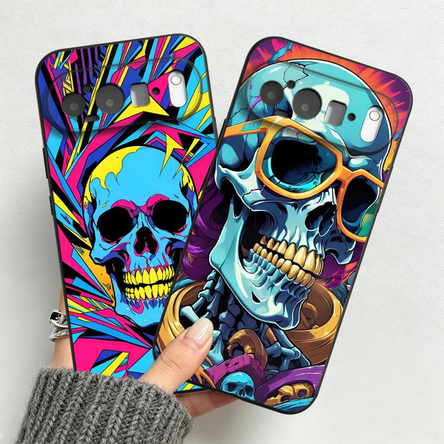 Neon Pop Art Skull Case for Go - đánh giá và giá Google Pixel 8A
