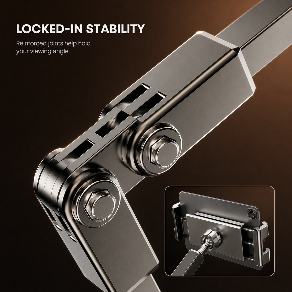 Adjustable Bed Phone Holder St - đánh giá và giá Useful Tablet Accessories
