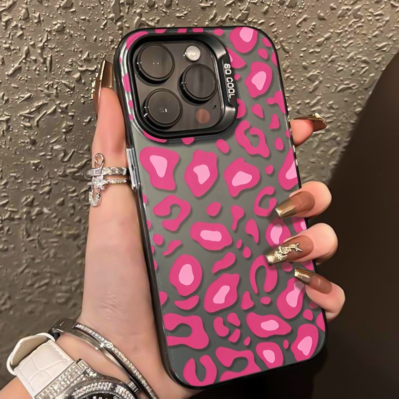 Pink Leopard Print Phone Case  - đánh giá và giá Samsung Galaxy S24