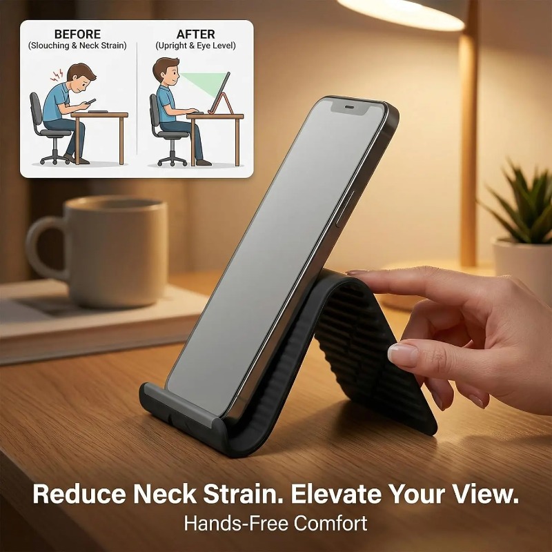 Flexible Foldable Silicone Pho - đánh giá và giá Useful Tablet Accessories