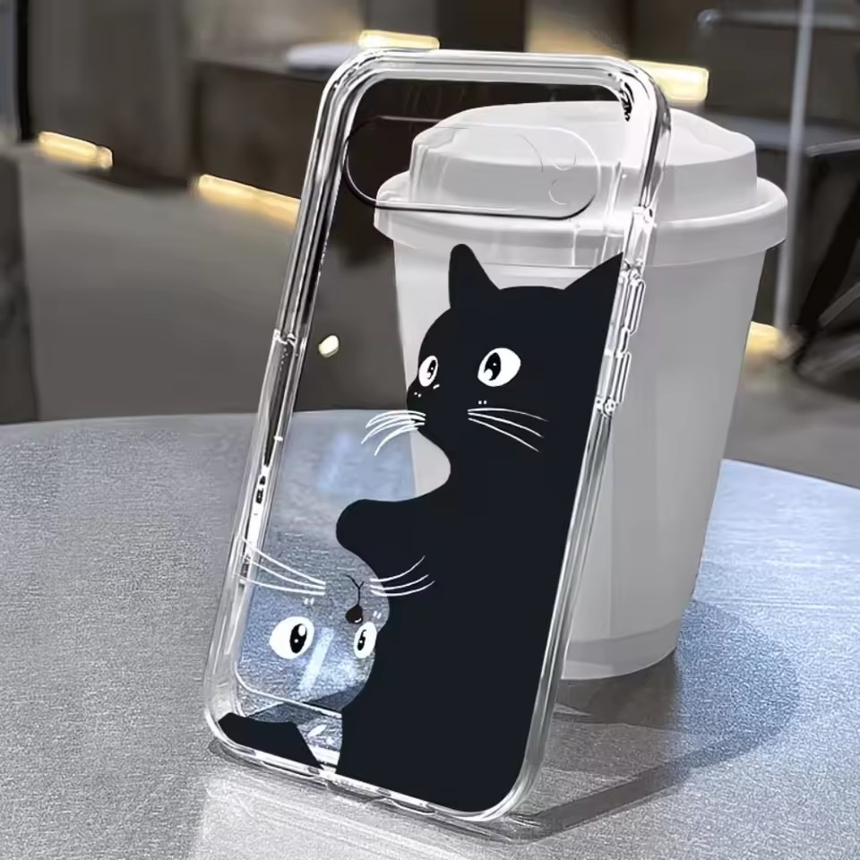 Hot Kawaii Cartoon Black Cat P - đánh giá và giá Google Pixel 8A
