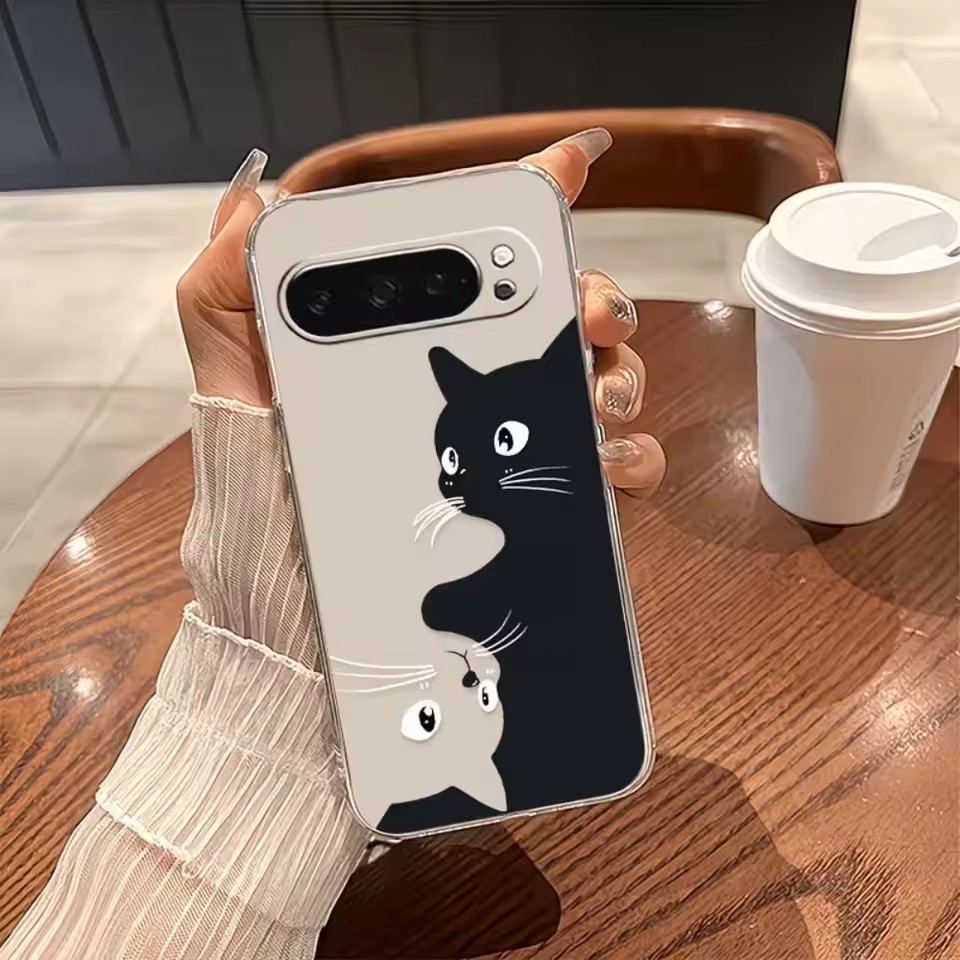 Hot Kawaii Cartoon Black Cat P - đánh giá và giá Google Pixel 8A
