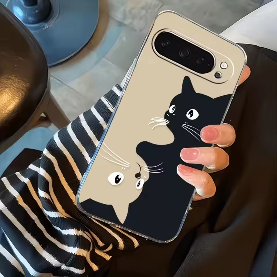 Hot Kawaii Cartoon Black Cat P - đánh giá và giá Google Pixel 8A