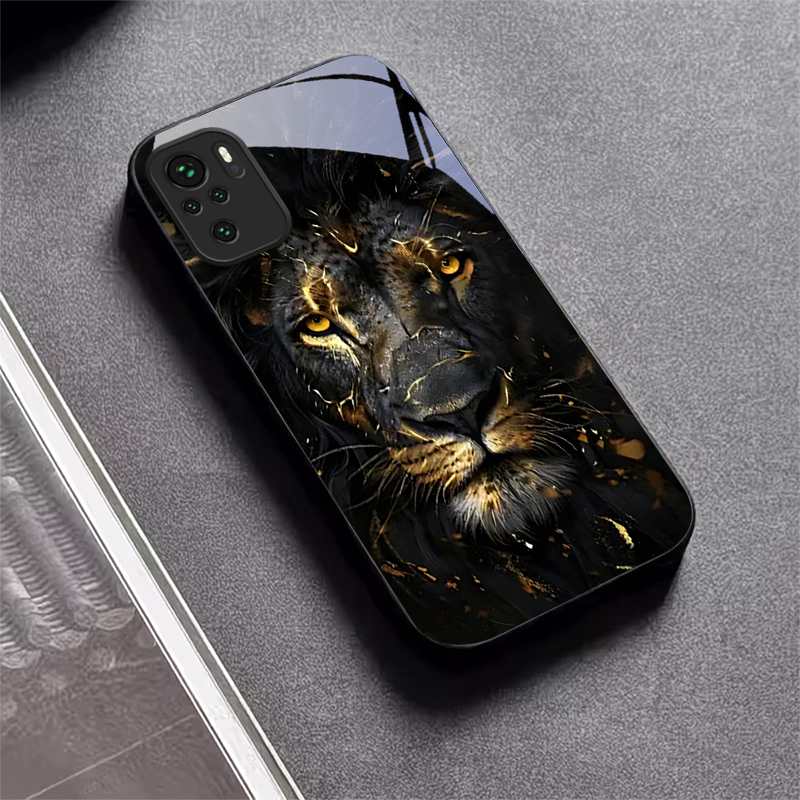 Lion With Golden Black Glass P - đánh giá và giá Xiaomi Redmi Note 14