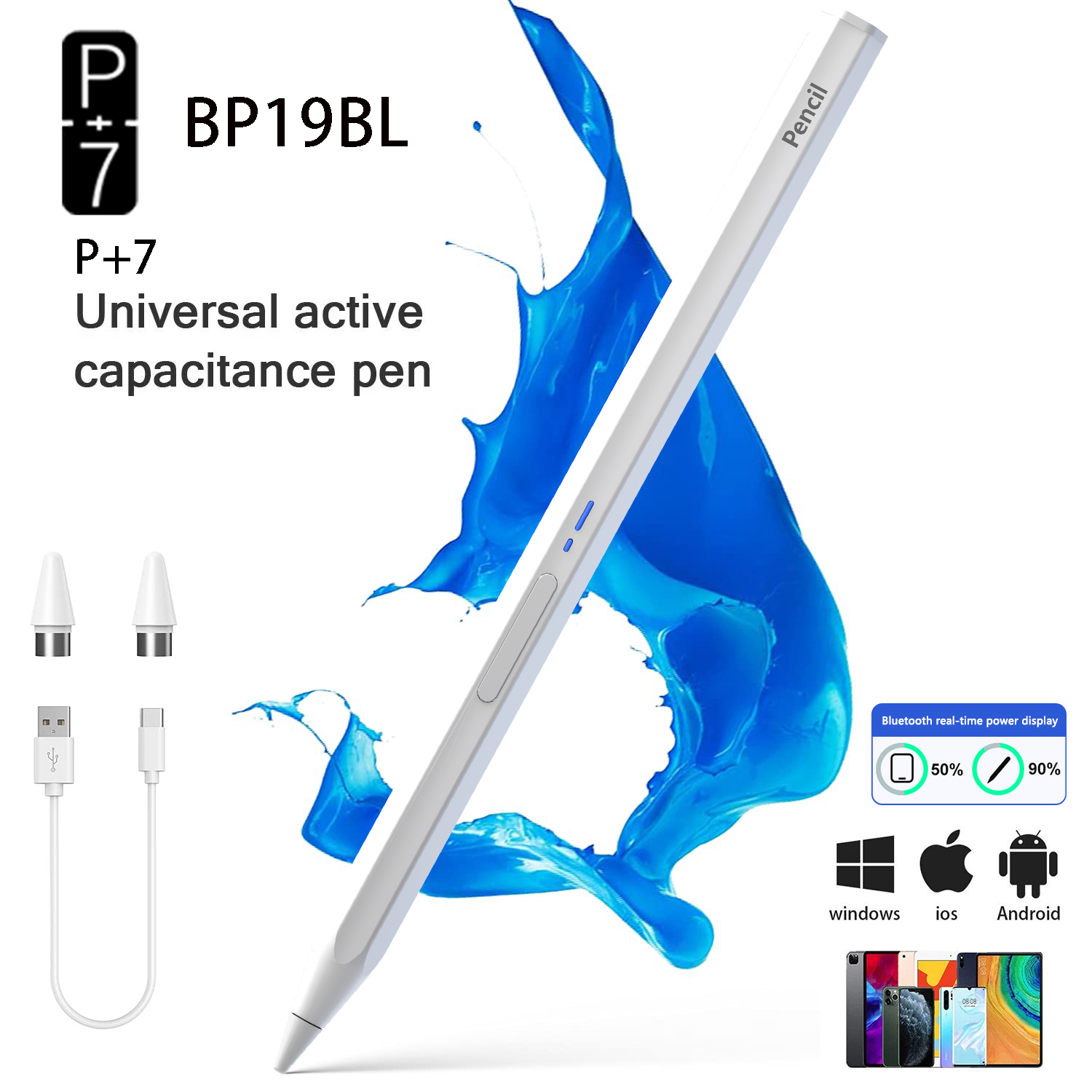 P+7 Universal Hexagonal Stylus - đánh giá và giá Top Tablet Accessories