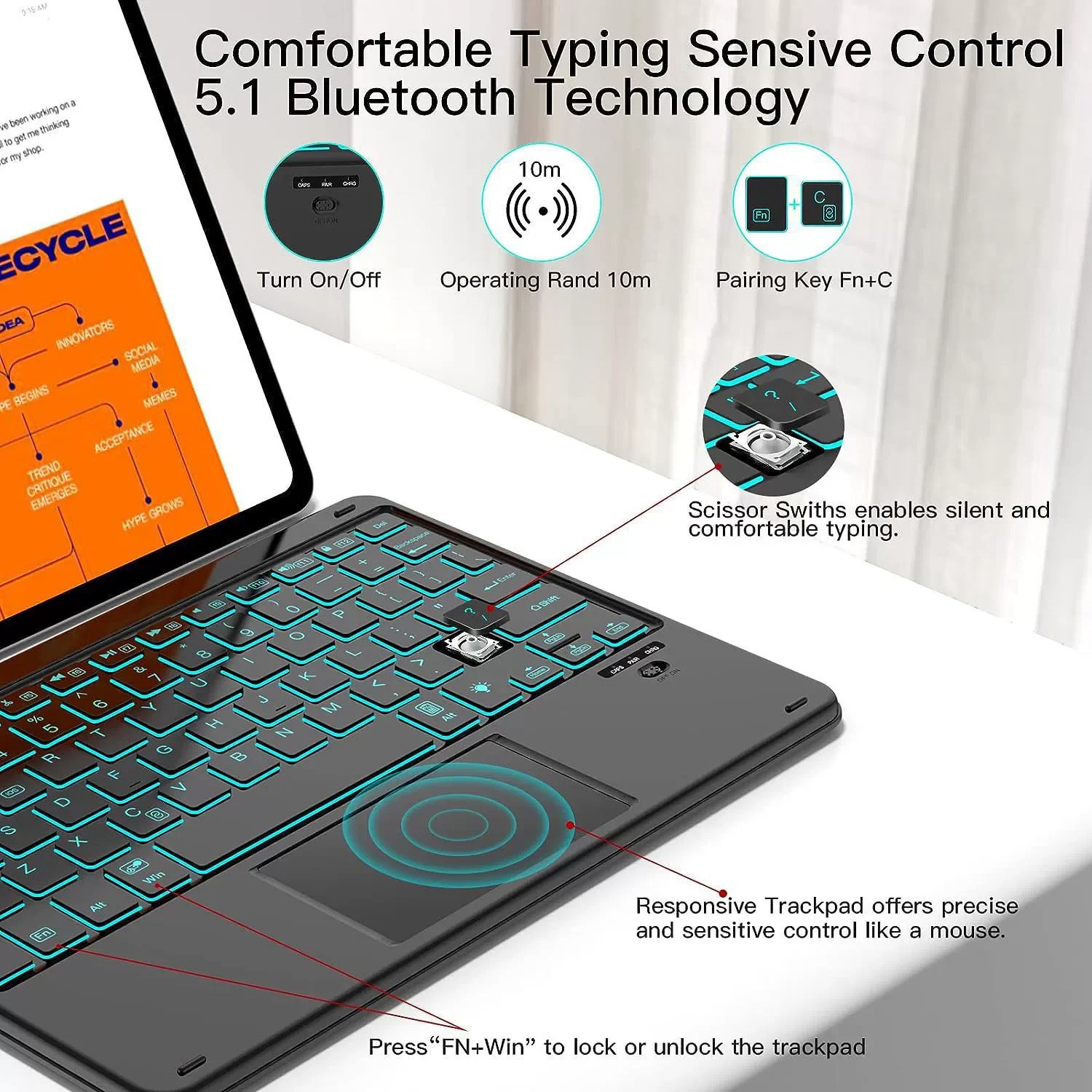 Universal 10inch Backlit Touch - đánh giá và giá Windows Tablet Accessories