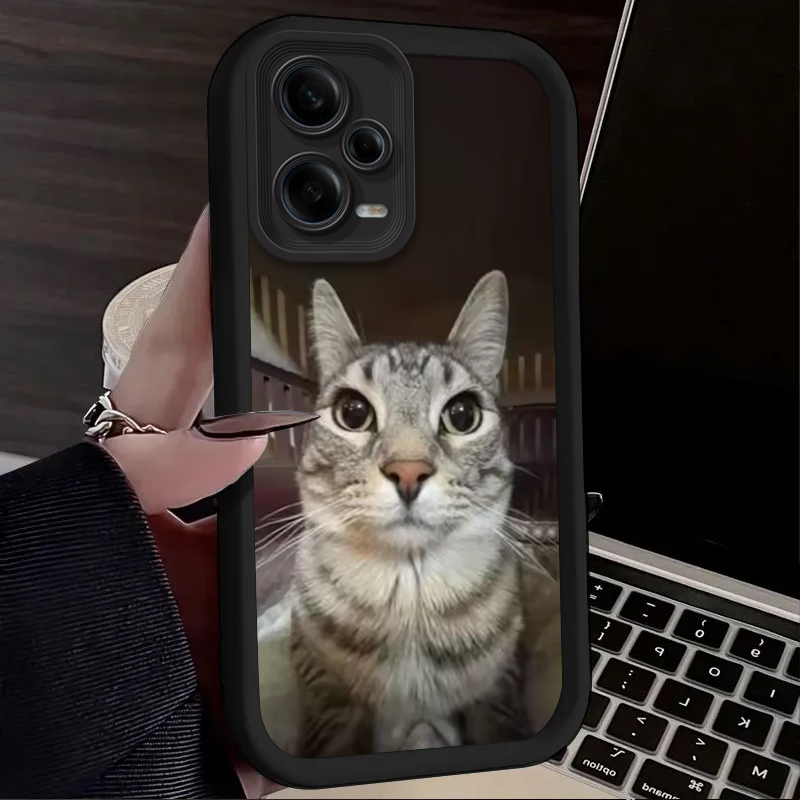 Trendy Cat Smoking Phone Case  - đánh giá và giá Xiaomi Redmi Note 14