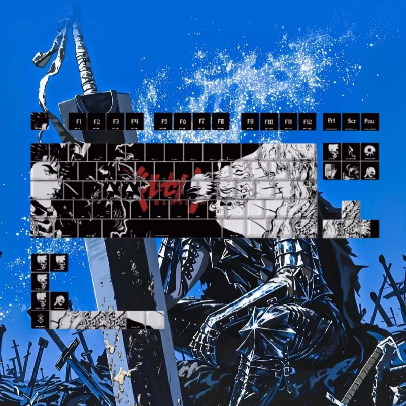 BERSERK Theme Anime Keycap 98  - đánh giá và giá Tablet Pc Accessories