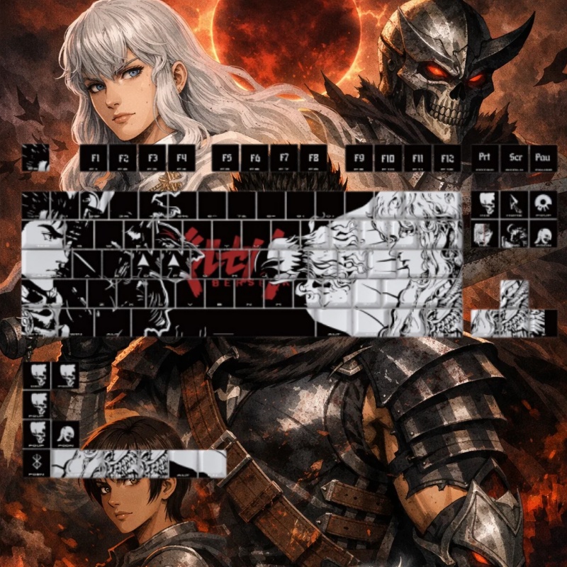 BERSERK Theme Anime Keycap 98  - đánh giá và giá Tablet Pc Accessories